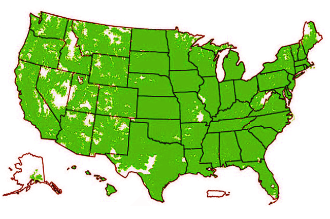 Network Coverage Map